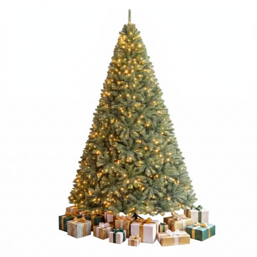 Load image into Gallery viewer, Goplus 9FT Artificial Christmas Tree | Full Xmas Tree w/2944 Branch Tips and 2 Lighting Colors
