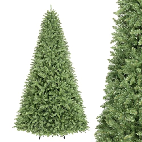 Load image into Gallery viewer, Goplus Artificial Christmas Tree | Unlit Hinged Full Xmas Tree with Folding Metal Stand
