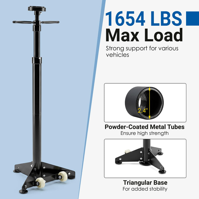 Load image into Gallery viewer, Goplus Underhoist Support Stand | 3/4 Ton Capacity Jack Stand | Lifting from 38.5" to 75.5"
