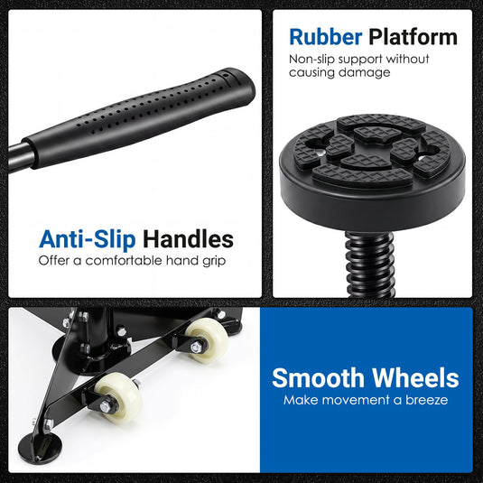 Goplus Underhoist Support Stand | 3/4 Ton Capacity Jack Stand | Lifting from 38.5" to 75.5"