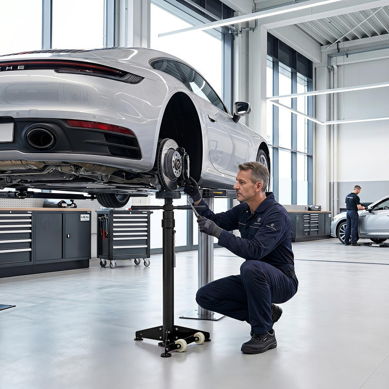 Load image into Gallery viewer, Goplus Underhoist Support Stand | 3/4 Ton Capacity Jack Stand | Lifting from 38.5" to 75.5"
