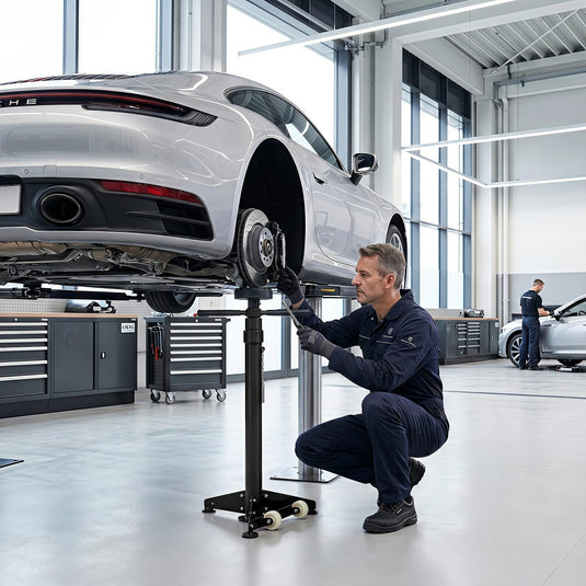 Goplus Underhoist Support Stand | 3/4 Ton Capacity Jack Stand | Lifting from 38.5" to 75.5"