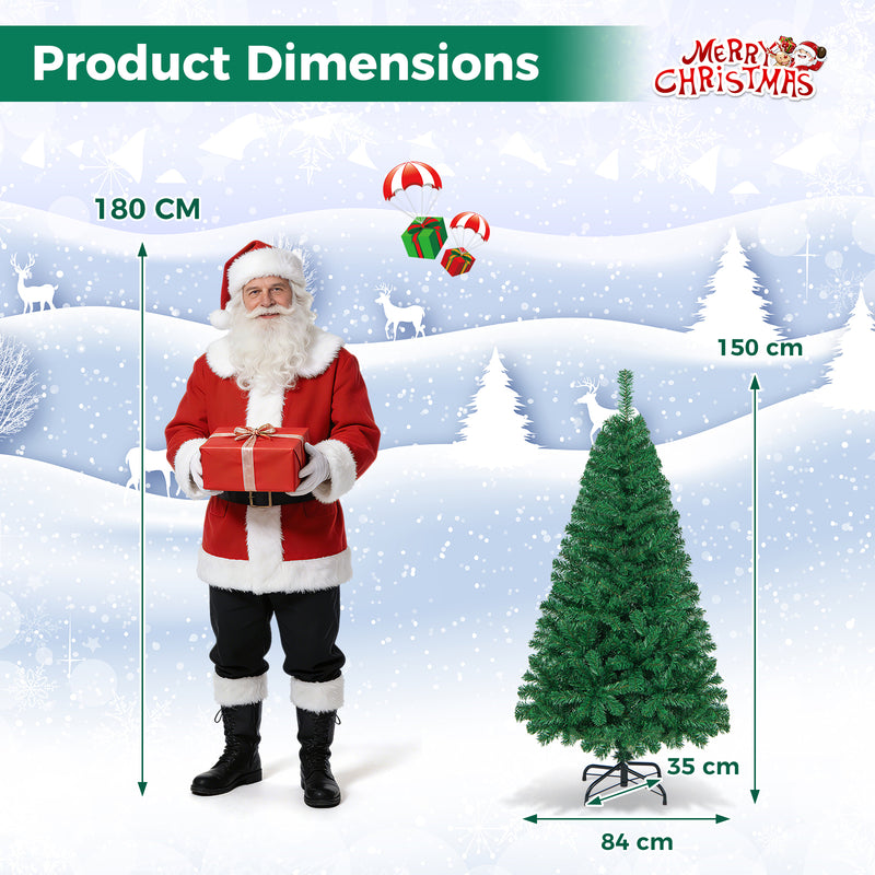 Load image into Gallery viewer, Artificial Christmas Tree with Solid Metal Stand
