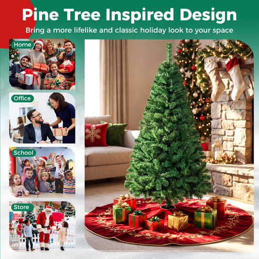 Artificial Christmas Tree with Solid Metal Stand