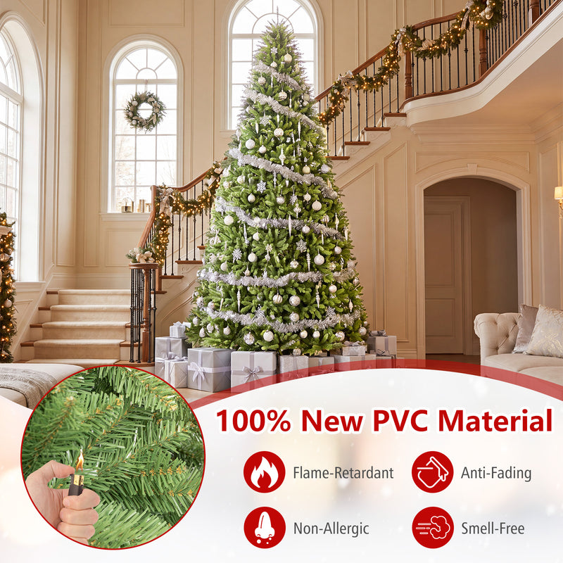 Load image into Gallery viewer, Goplus 12ft Artificial Spruce Fir Christmas Tree with 7794 Full Branch Tips

