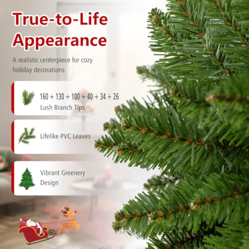 Load image into Gallery viewer, Goplus 6 PCS Nesting Christmas Wreaths Set with sizes 30" 24" 20" 18" 16" 14"
