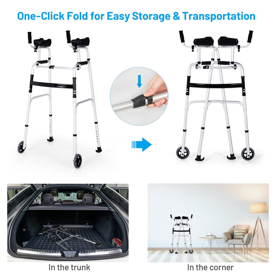 Foldable Standard Walker - GoplusUS