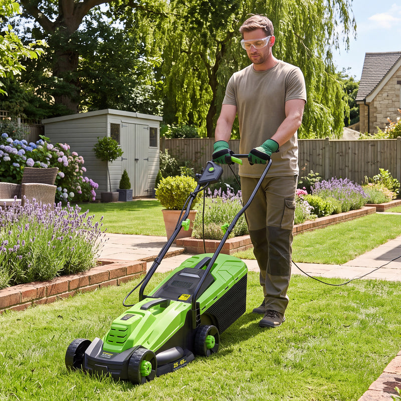 Load image into Gallery viewer, Goplus Electric Lawn Mower, 2-in-1 Versatile Corded Lawn Mower, 10 AMP Motor, 13" Cutting Deck
