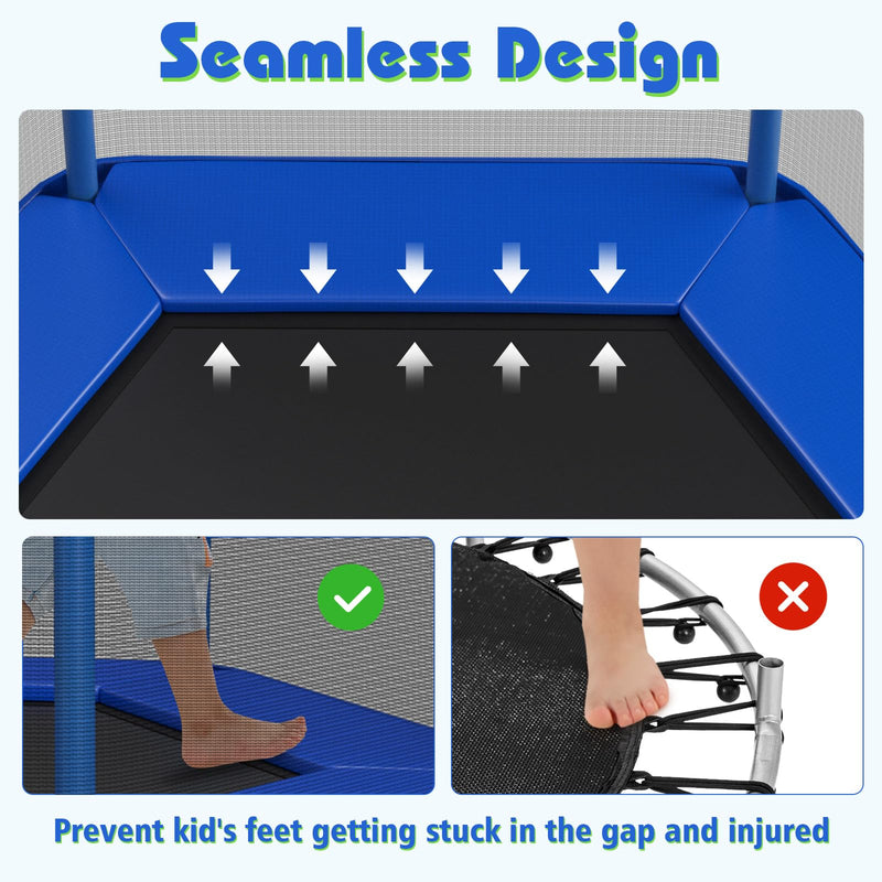 Load image into Gallery viewer, Goplus 7FT Trampoline for Kids, ASTM Approved Trampoline for Boys Girls Outdoor Indoor
