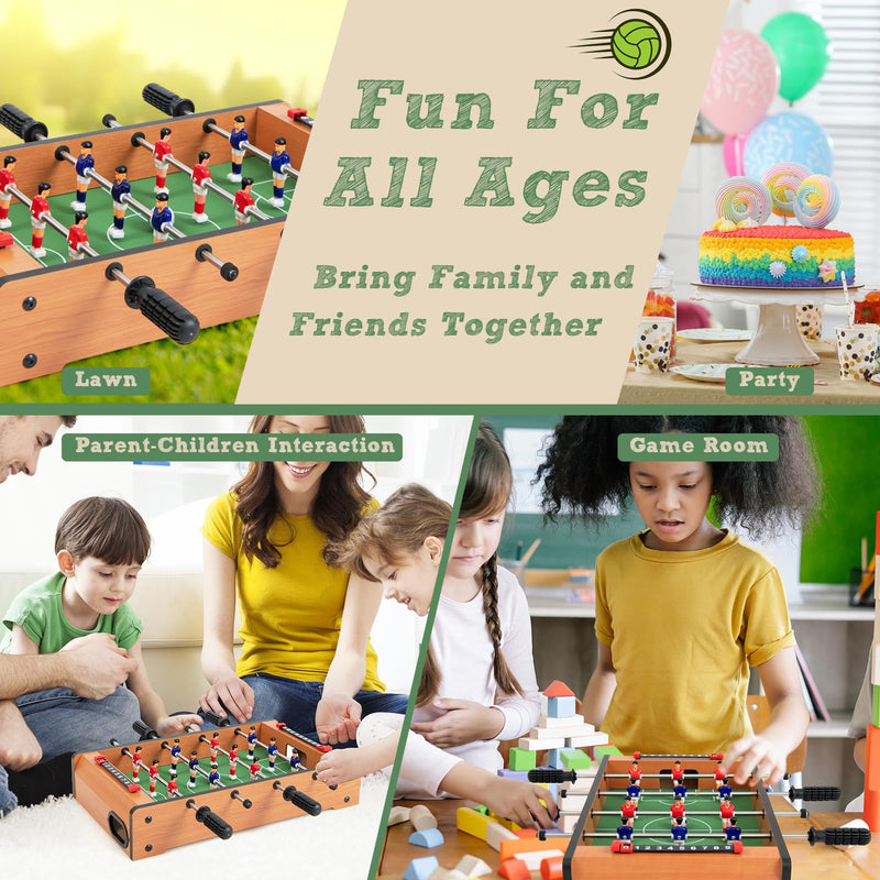 Load image into Gallery viewer, Goplus Foosball Table, 20 Inch Mini Tabletop Soccer Table with 2 Balls, Score Keepers, Portable Football Table for Kids
