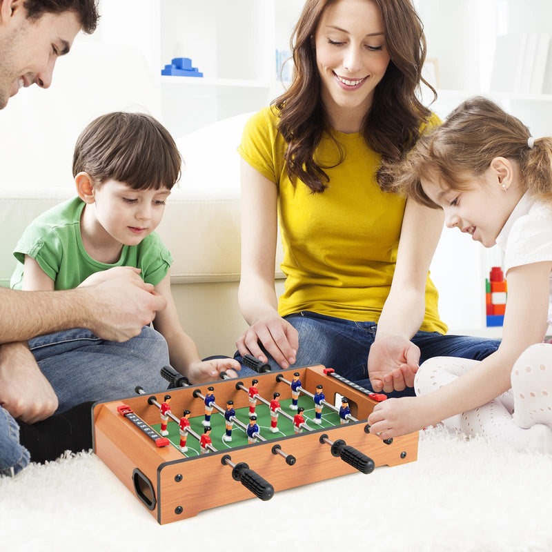Load image into Gallery viewer, Goplus Foosball Table, 20 Inch Mini Tabletop Soccer Table with 2 Balls, Score Keepers, Portable Football Table for Kids
