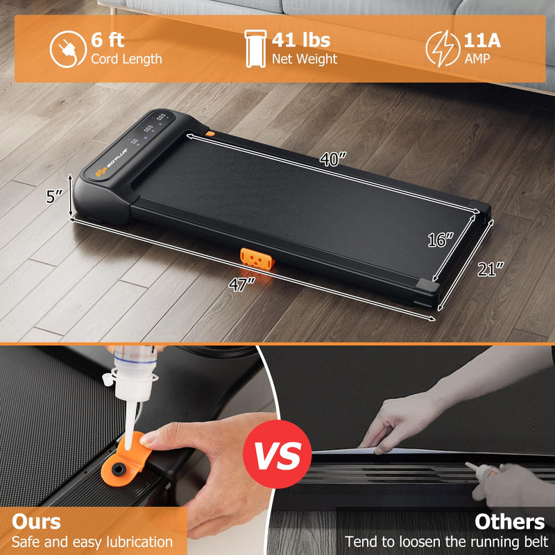 Load image into Gallery viewer, Walking Pad, Under Desk Treadmill for Home and Office - Goplus
