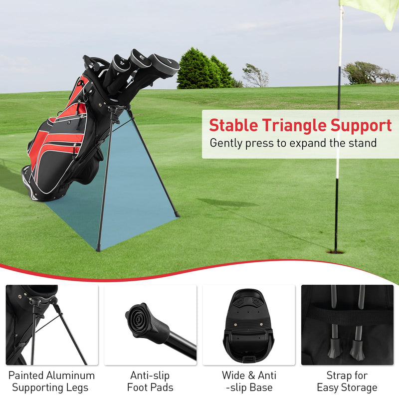 Load image into Gallery viewer, Goplus Golf Stand Bag, Lightweight Golf Club Bag
