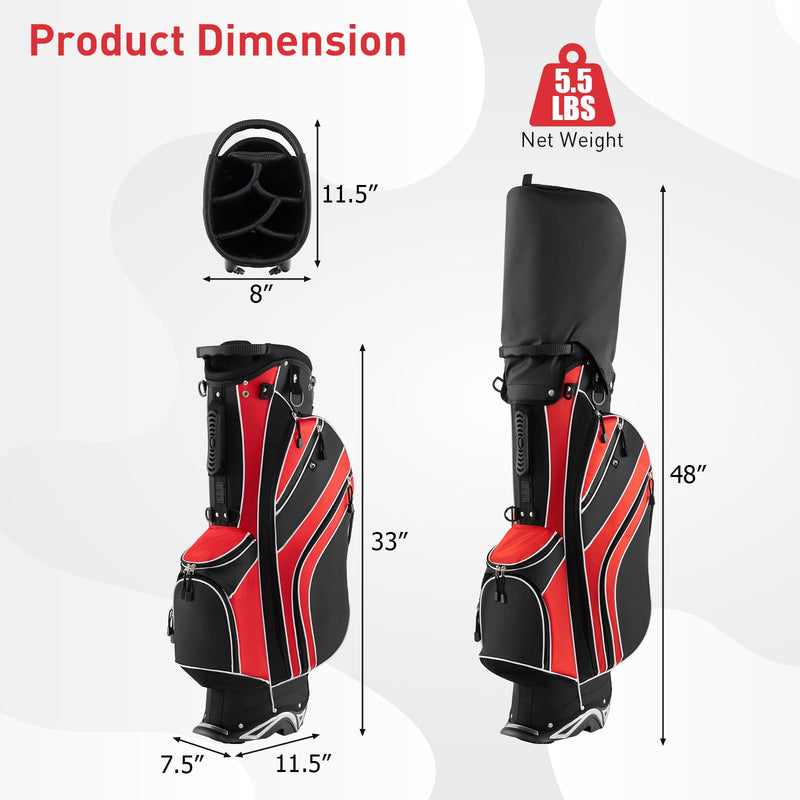 Load image into Gallery viewer, Goplus Golf Stand Bag, Lightweight Golf Club Bag
