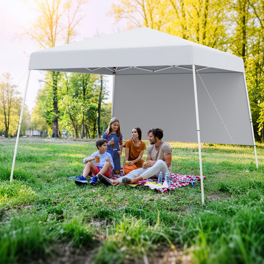 Goplus 8 X 8 FT Pop up Canopy Tent with 1 Sidewall