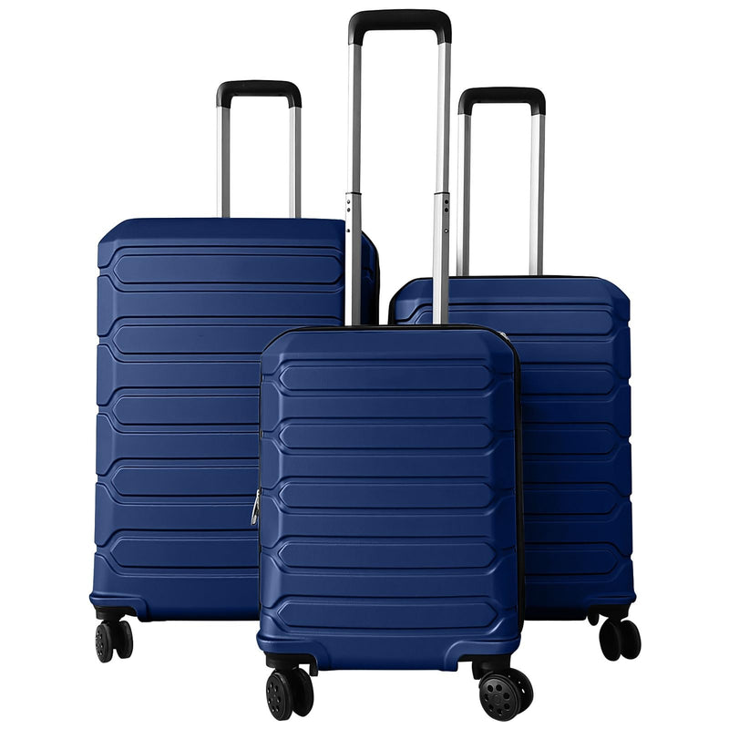 Load image into Gallery viewer, Goplus 20/24/28 Inch Lightweight Hardshell Suitcases with 360° Spinner Wheels(3 Piece Cross Stripe)
