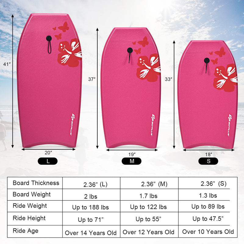 Load image into Gallery viewer, Super Lightweight Bodyboard, 37-41&#39;&#39; Body Board with EPS Core
