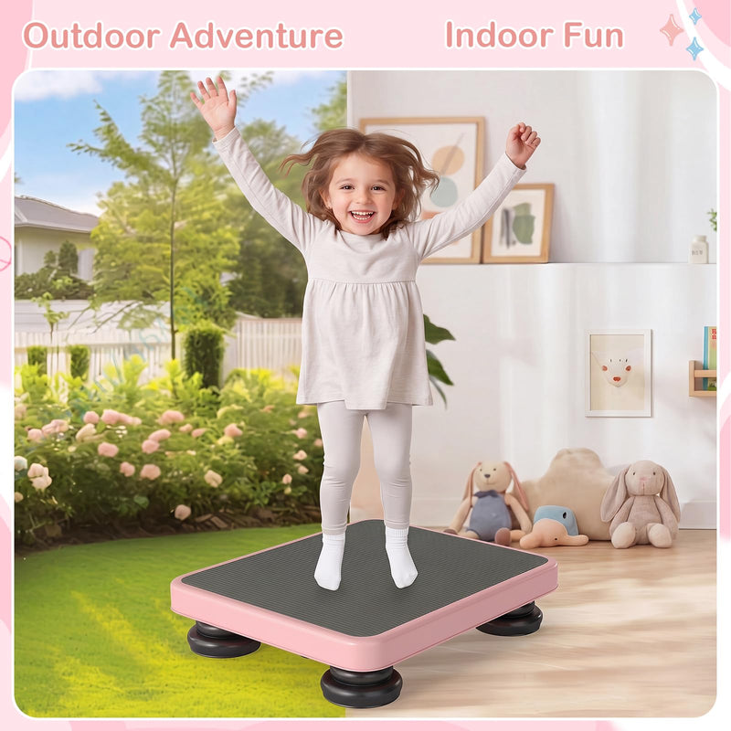 Load image into Gallery viewer, Goplus 24" x 20" Mini Trampoline with Elastic Rope | Rebounder Bouncing Board
