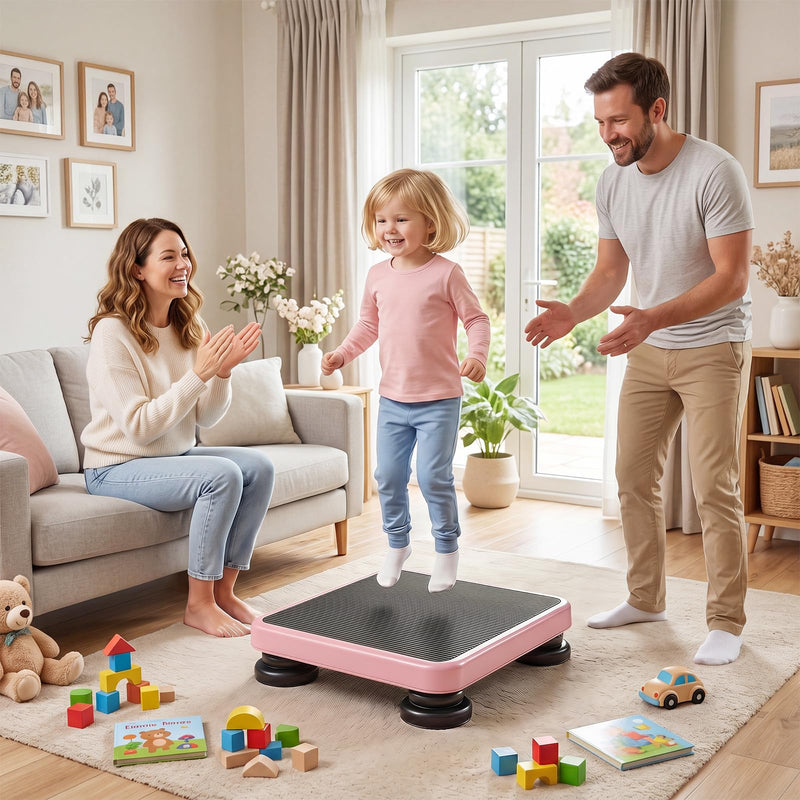 Load image into Gallery viewer, Goplus 24" x 20" Mini Trampoline with Elastic Rope | Rebounder Bouncing Board

