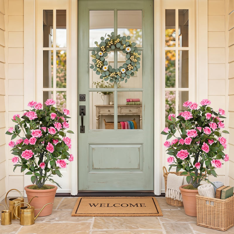 Load image into Gallery viewer, Goplus 35.5" Artificial Rose Tree with 32 Blooming Flowers | Free Maintenance
