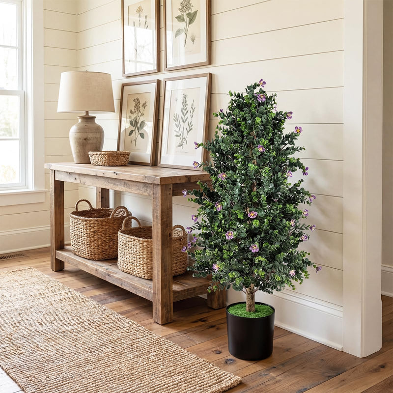 Load image into Gallery viewer, Goplus 2 Pack 36" Artificial Topiary Cone Tree w/49 Flowers
