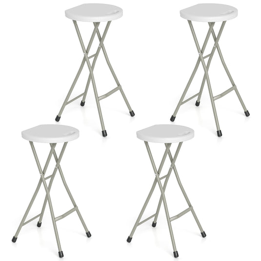 Goplus Folding Stool, 28 inch Foldable Camping Stool for Adults with 330 lb Capacity