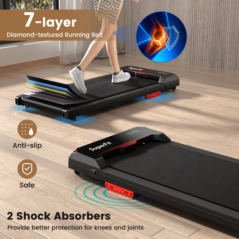 Load image into Gallery viewer, Goplus Walking Pad, 2.5HP 340LBS Capacity Under Desk Treadmill with Remote Control
