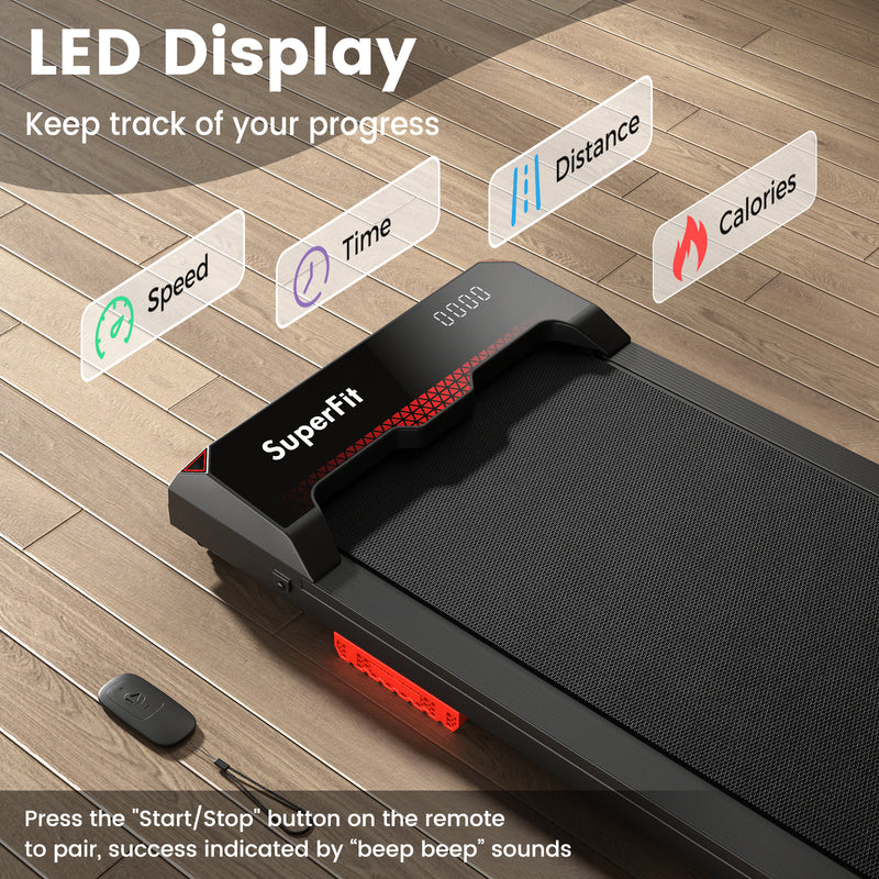 Load image into Gallery viewer, Goplus Walking Pad, 2.5HP 340LBS Capacity Under Desk Treadmill with Remote Control
