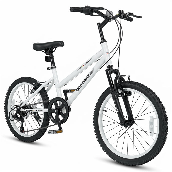 Load image into Gallery viewer, Goplus 20/24 Inch Kids Mountain Bike | 7 Speed Bicycle w/Suspension Fork
