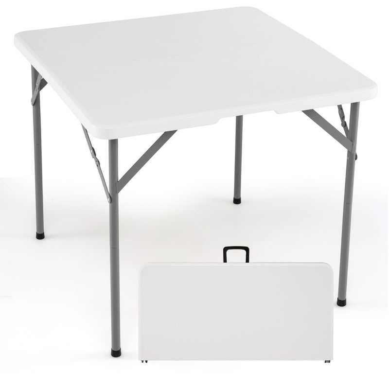Load image into Gallery viewer, Goplus 34” Folding Table | Square Foldable Card Table for Indoor Outdoor Use
