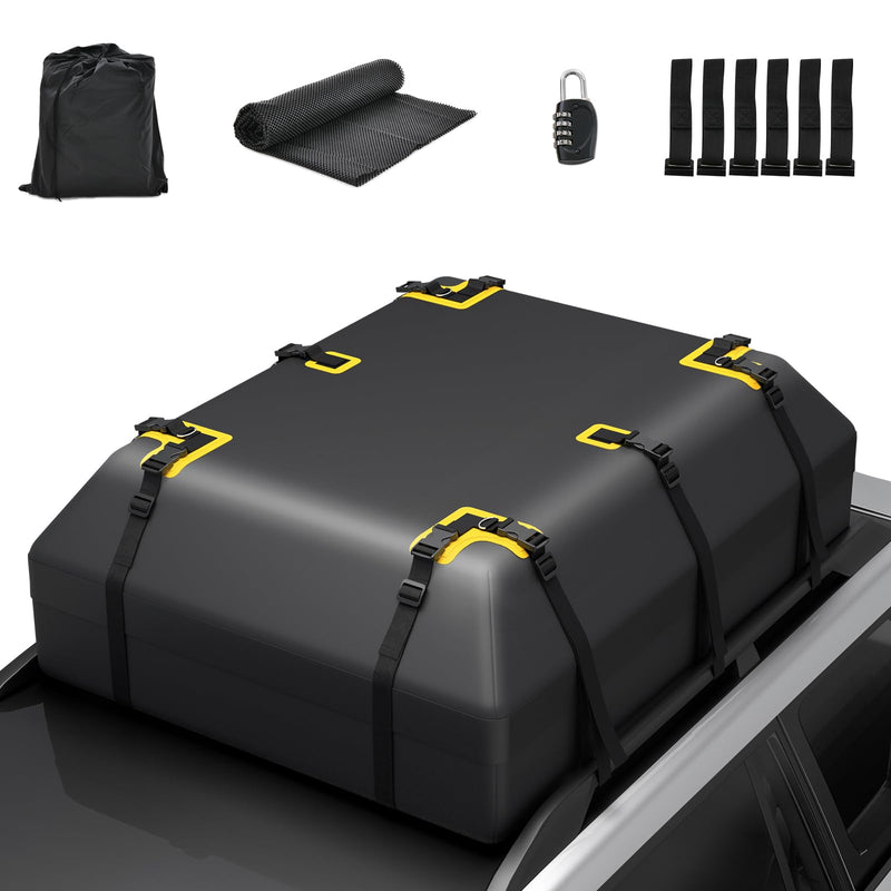 Load image into Gallery viewer, Goplus 15/21 Cu.Ft Roof Bag Cargo Carrier
