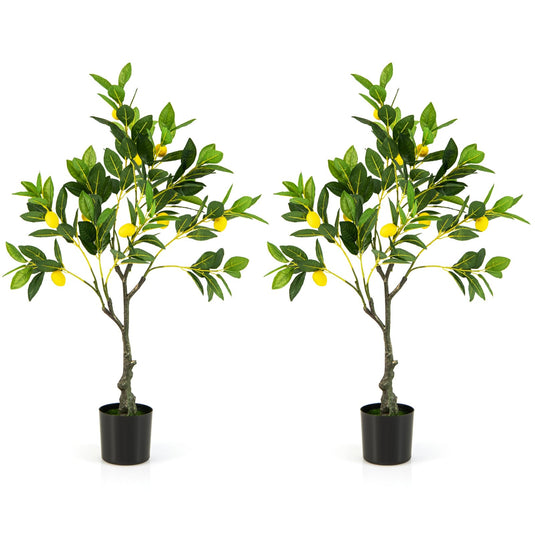 Goplus Artificial Lemon Tree