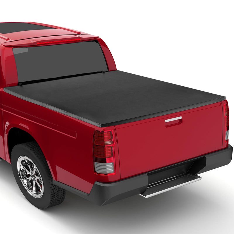 Load image into Gallery viewer, Goplus Soft Quad-Fold Tonneau Cover
