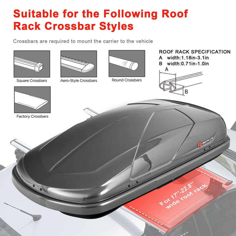 Load image into Gallery viewer, Cargo Box, Waterproof Rooftop Cargo Carrier, Heavy Duty Roof Storage Box
