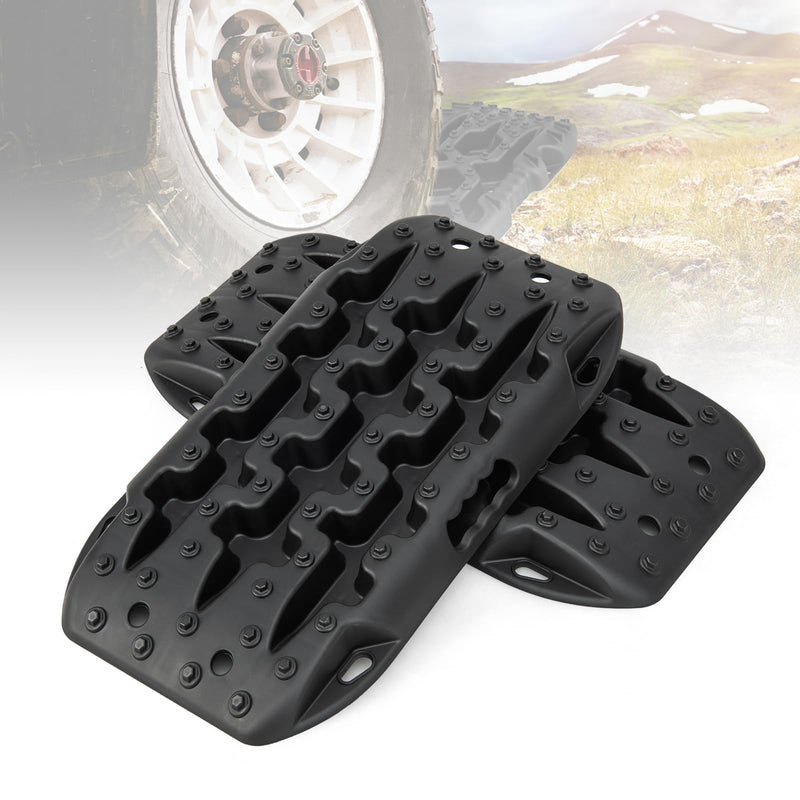 Load image into Gallery viewer, Goplus Off-Road Traction Boards, 2 PCS 4WD Large Recovery Traction Tracks Mats
