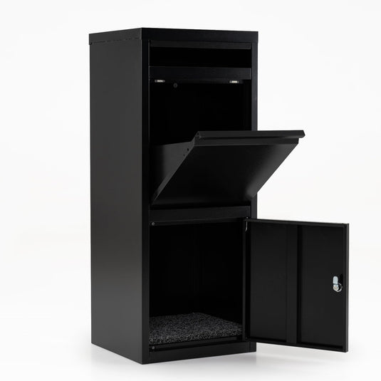 Goplus Galvanized Steel Parcel Drop Boxes with Lock
