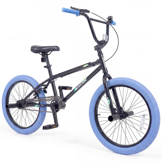 Goplus Freestyle BMX Bike 20" Trick Bicycle w/ 360 Degree Steering