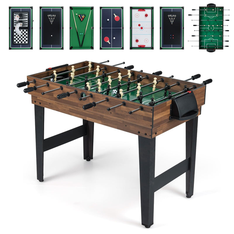 Load image into Gallery viewer, Goplus 10-in-1 Combination Multi Game Table Set for Game Night
