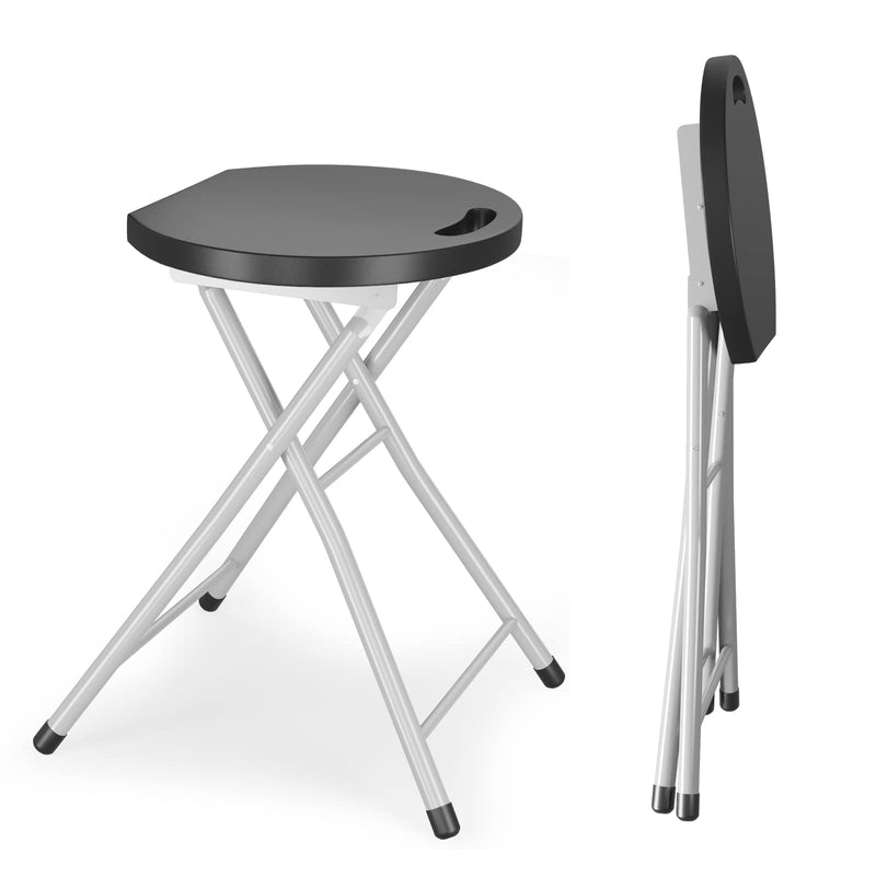 Load image into Gallery viewer, 28 inch Foldable Camping Stool for Adults with 330 lb Capacity - Goplus
