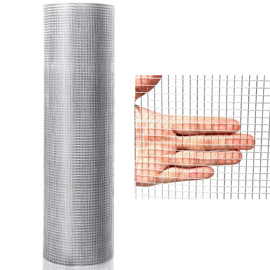 48'' x 50' 1/4 inch Hardware Cloth, 23 Gauge Square Galvanized Chicken Wire