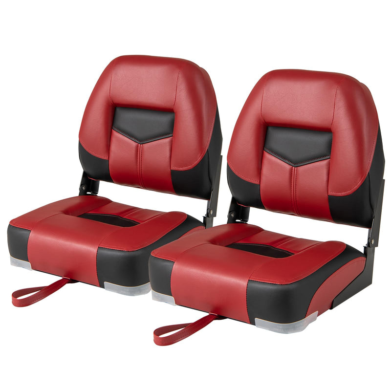 Load image into Gallery viewer, Folding Boat Seats, Low-Back Boat Seat, 2 Packs
