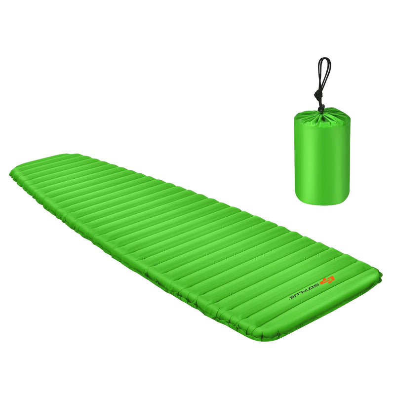 Load image into Gallery viewer, Goplus Inflatable Camping Sleeping Pad, 3 Inch Thick Camping Pad, Waterproof &amp; Comfortable Sleeping Mat
