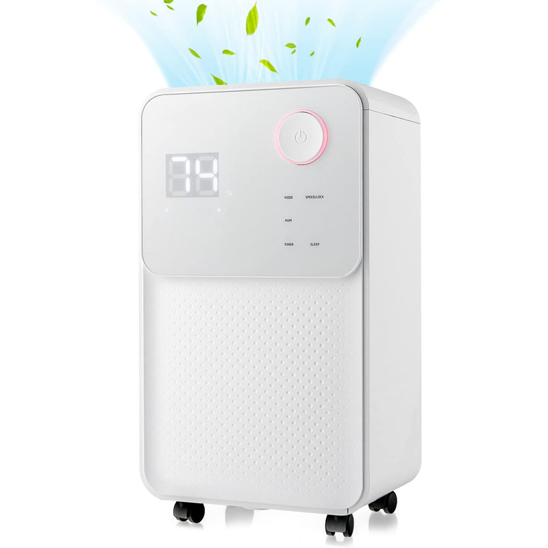 Load image into Gallery viewer, Dehumidifier for Large Room &amp; Basements, 2000 Sq. Ft, with Auto or Manual Drainage, 4 Modes, 2 Speeds, 0.5 Gallon Water Tank

