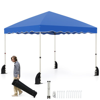 Goplus 10 X 10 FT Pop up Canopy Tent with Wheeled Bag