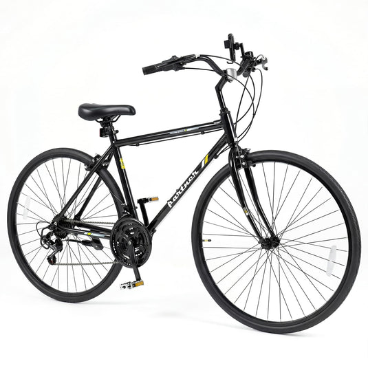 Goplus Hybrid Bike 18-Speed 700C Urban Commuter Bicycle w/Shimano Drivetrain