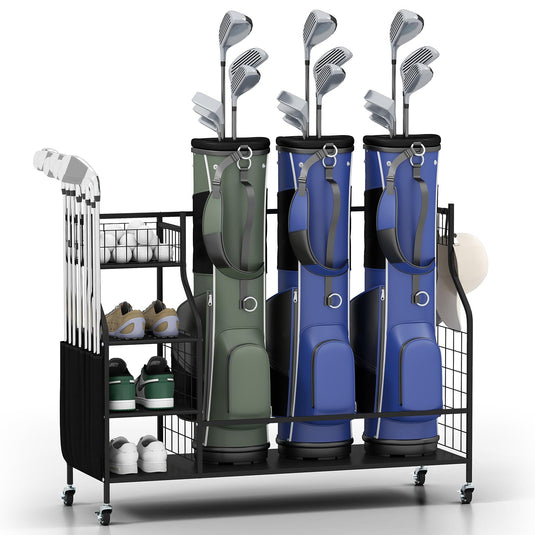 Goplus Golf Bag Organizer for Clubs Balls and Golfing Equipment Accessories