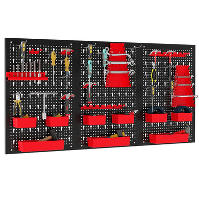 Goplus Heavy-Duty Utility Tool Storage Board w/Accessories for Garage Workshop