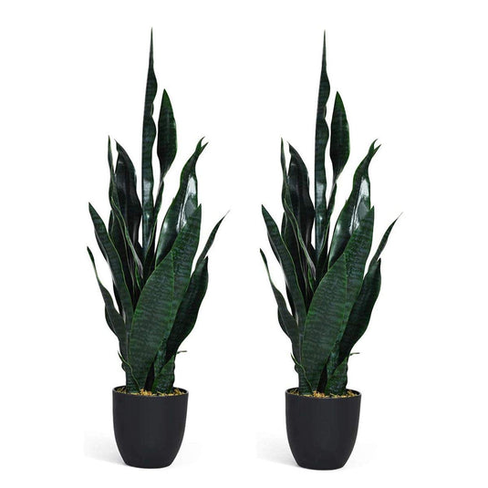 Artificial Snake Plant, 36" Fake Sansevieria