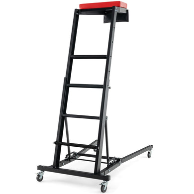 Goplus Foldable Topside Creeper, Automotive Engine Creeper with 45”-66” Adjustable Height, Top Side Creeper for Truck Mechanic Garage Workshop