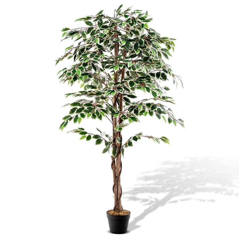 Load image into Gallery viewer, Goplus Artificial Ficus Tree
